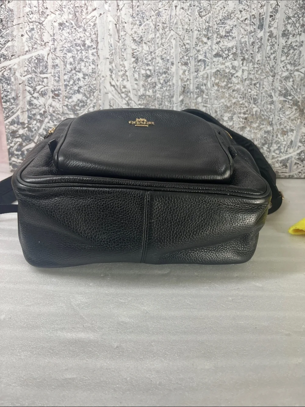Coach Court Backpack Pebbled Leather (Style No.5666)